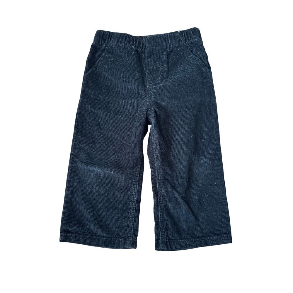Carhartt Baby Boys Corduroy Elastic Waist Pocket Pants Charcoal Grey Size 12M